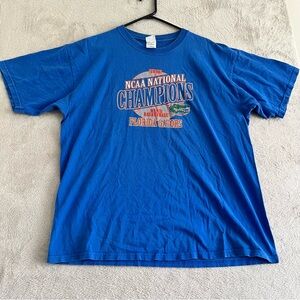Gildan T-Shirt size XL‎ National Champions Mens Basketball Florida Gators Blue